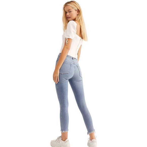 NWT We The Free Raw High Rise Skinny Jegging in Sierra - Picture 1 of 13